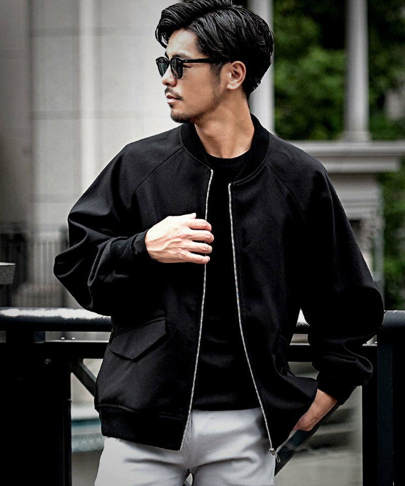 CavariA(キャバリア)ビッグボンバー長袖ジャケット/全3色