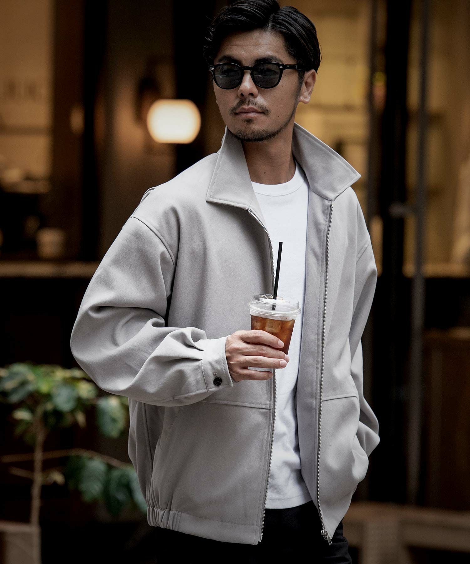 ジップパーカー メンズ CavariA(キャバリア)ワッフルタイダイ染めZIP
