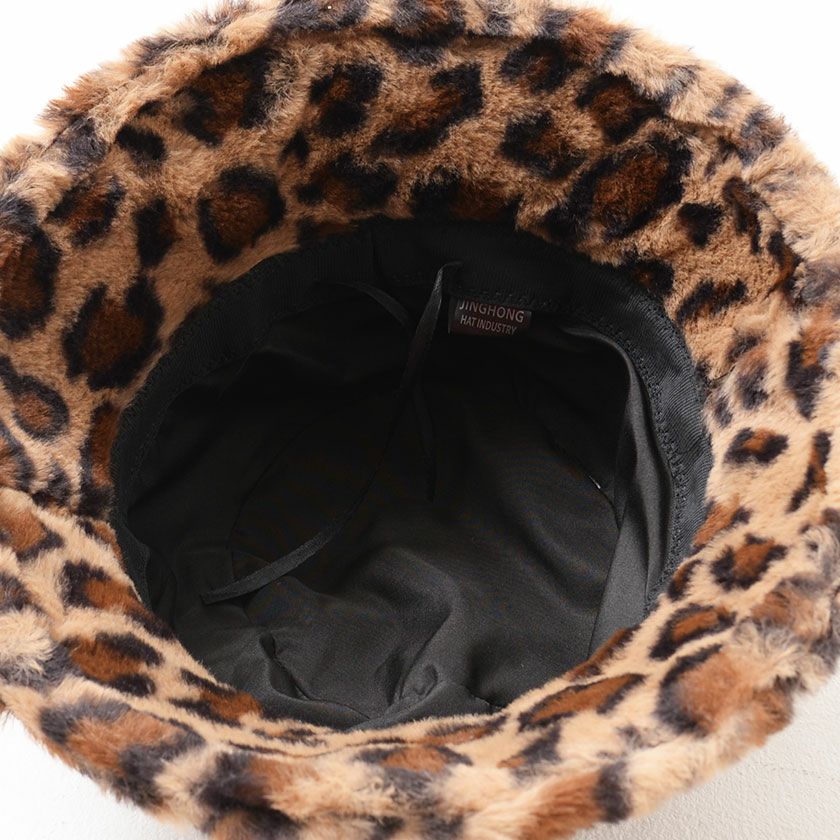 ハット メンズ VICCI(ビッチ)アニマル柄ファーバケットハット/全2色