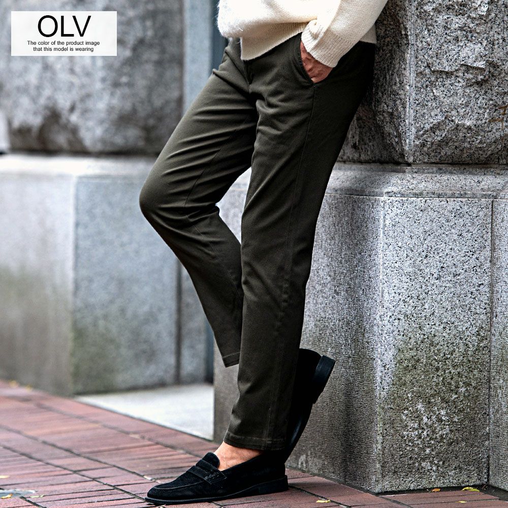 チノパン メンズ CavariA(キャバリア)ストレッチチノパンツ(股下72)/全6色