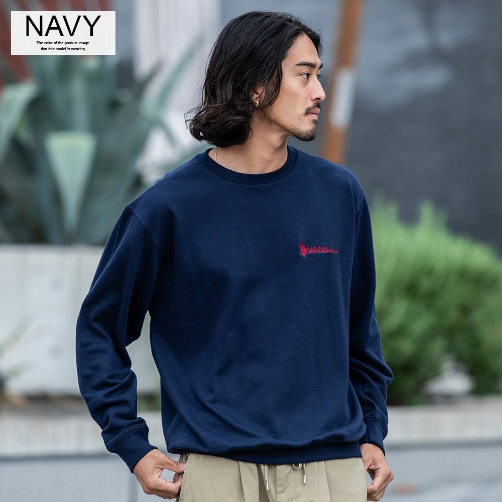 スウェット メンズ U.S. POLO ASSN.(ユーエスポロアッスン)裏毛クルー