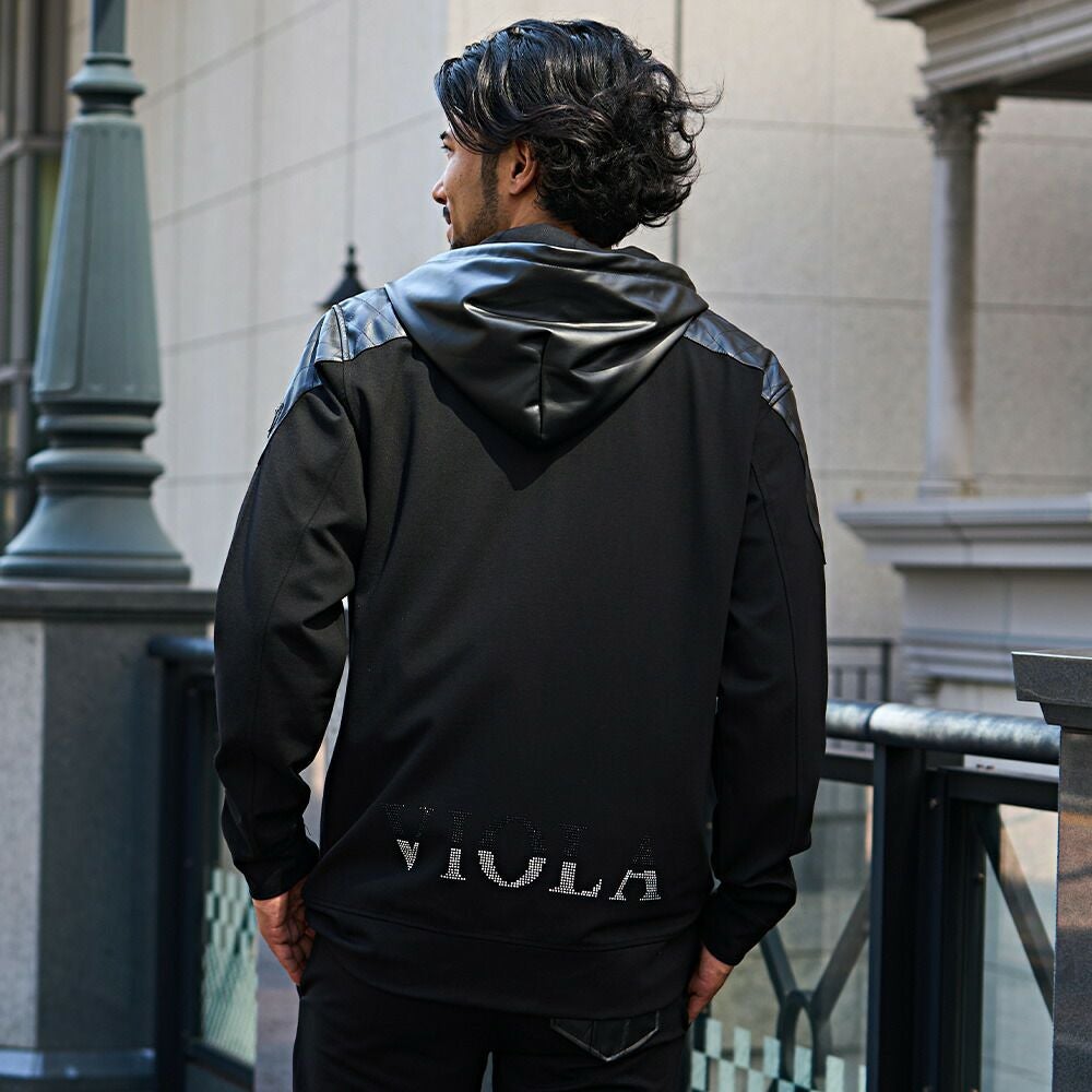 ジップパーカー メンズ VIOLA(ヴィオラ)スーパーストレッチフルジップ