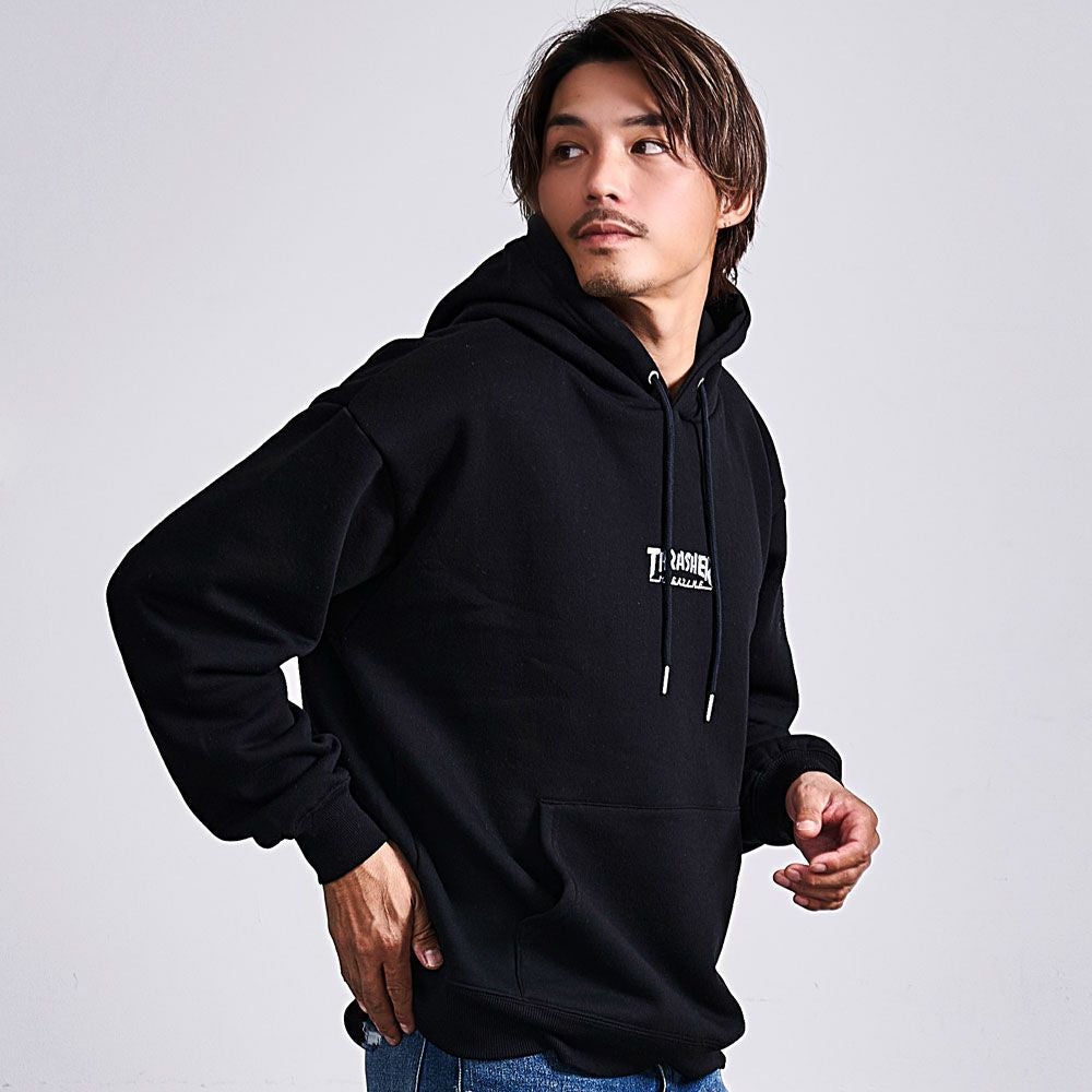 THRASHER(スラッシャー)裏起毛/胸刺繍HOODIE長袖/全4色