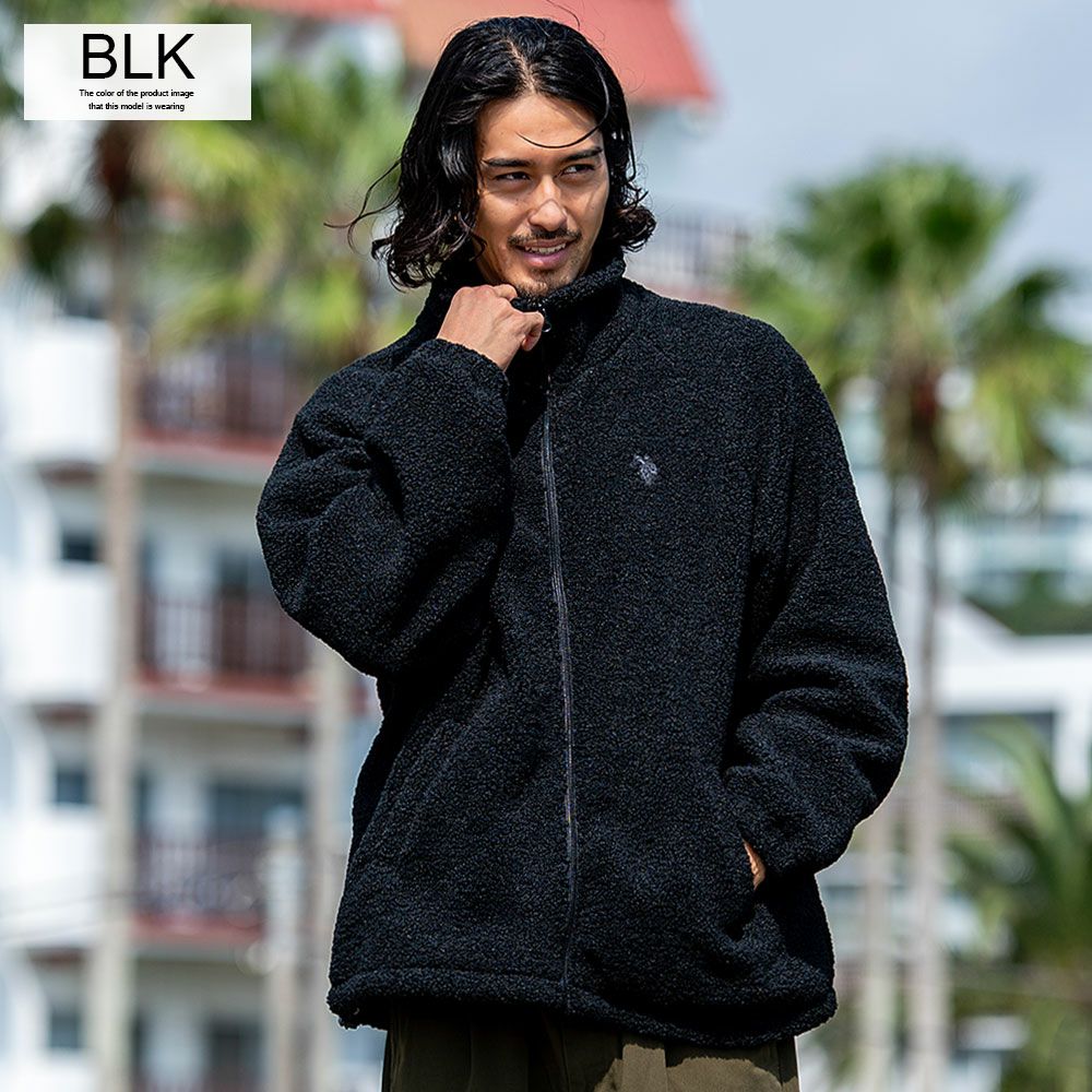 ブルゾン メンズ U.S. POLO ASSN.(ユーエスポロアッスン)ボアスタンド