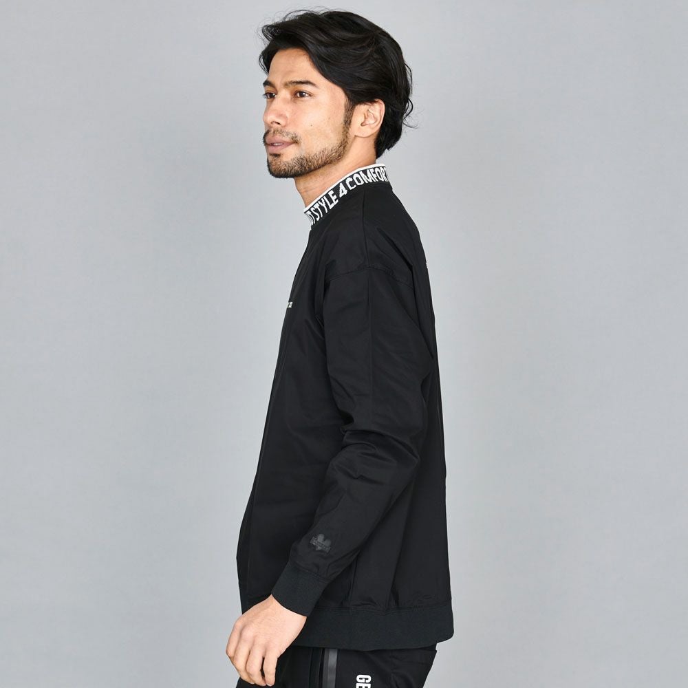 スウェット メンズ LUXE／R(ラグジュ)ストレッチ布帛モックネック