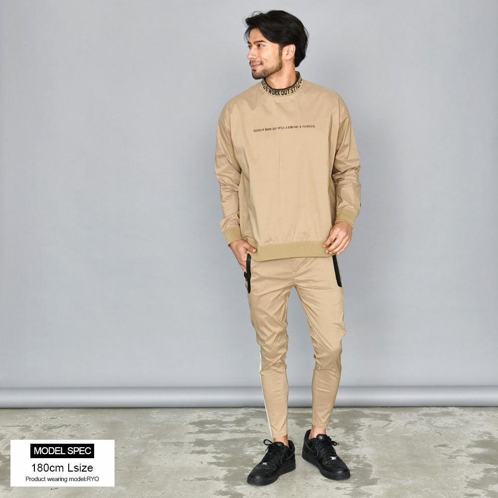 ジャージパンツ メンズ LUXE／R(ラグジュ)ストレッチ布帛パンツ/全4色