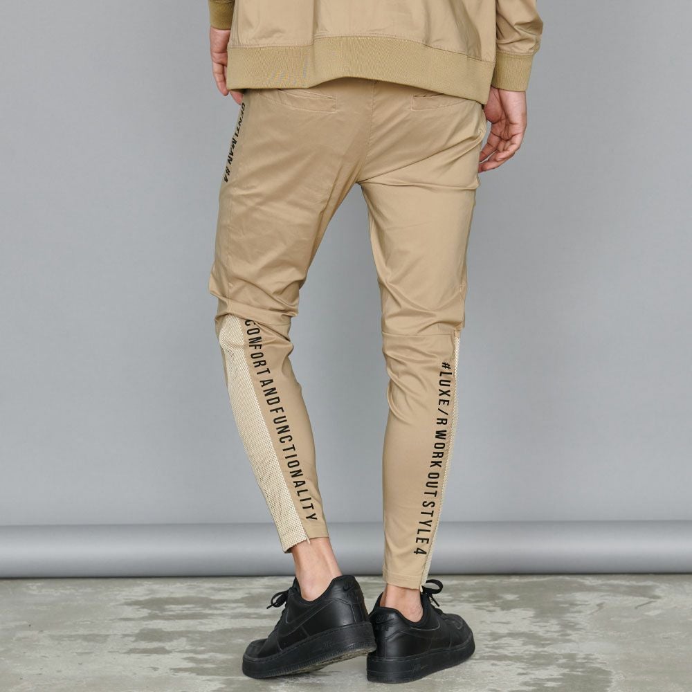 ジャージパンツ メンズ LUXE／R(ラグジュ)ストレッチ布帛パンツ/全4色