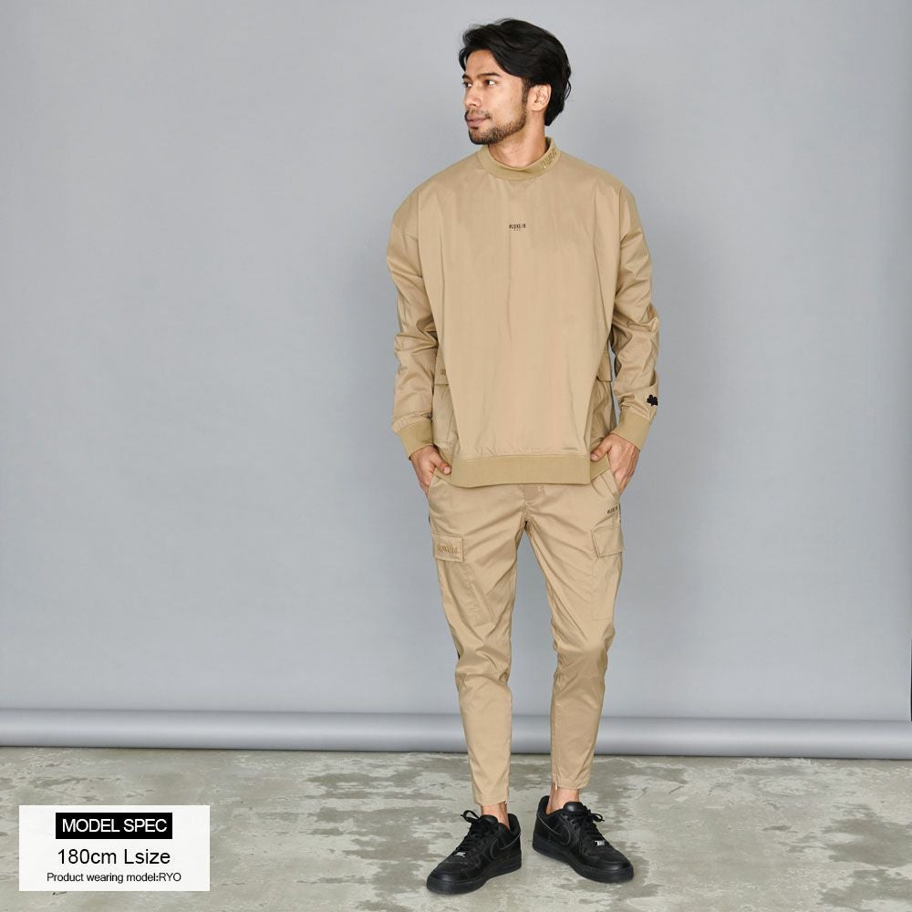 カーゴパンツ メンズ LUXE／R(ラグジュ)ストレッチ布帛カーゴパンツ/全4色