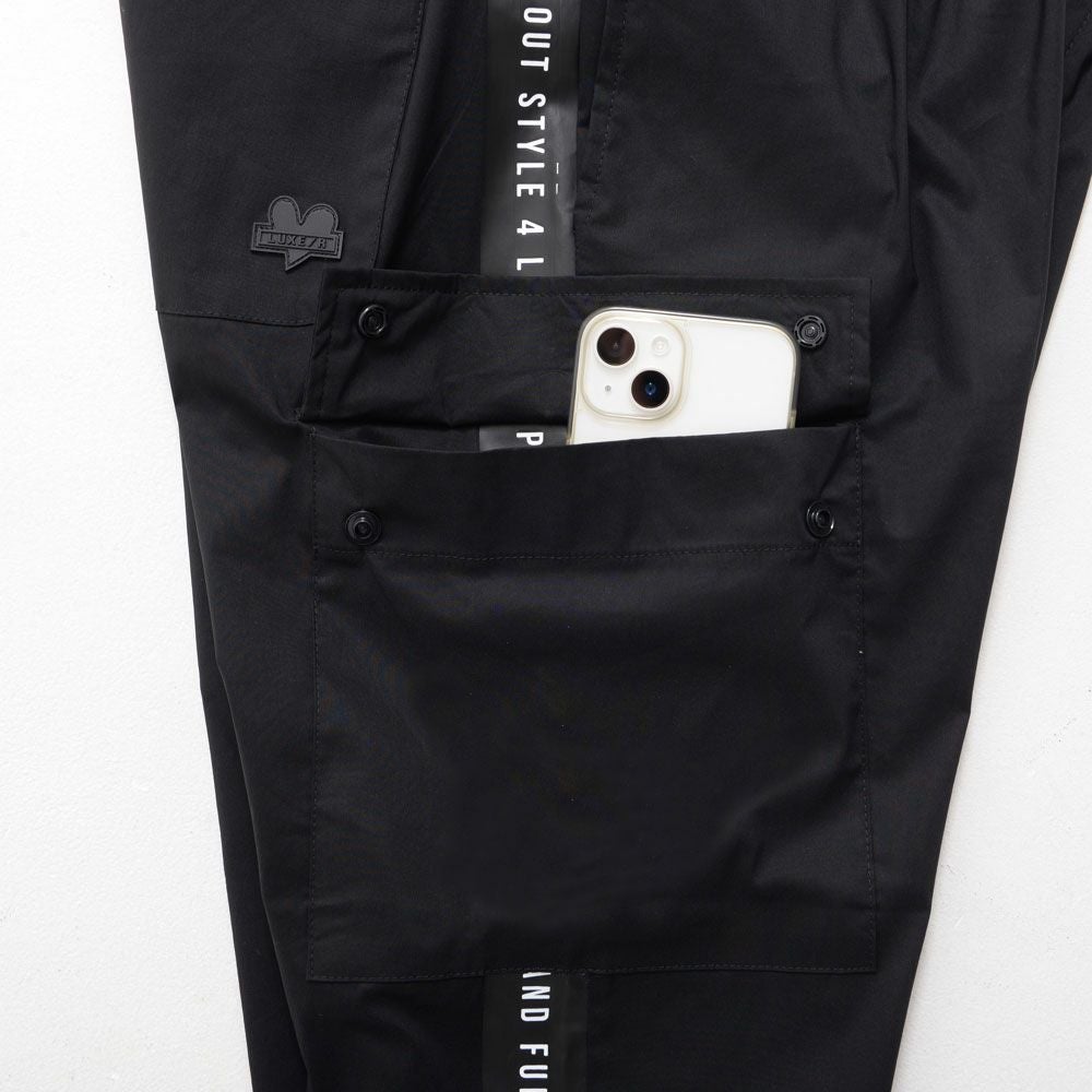 カーゴパンツ メンズ LUXE／R(ラグジュ)ストレッチ布帛カーゴパンツ/全4色