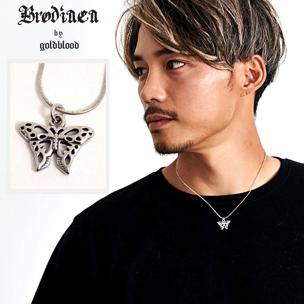  Brodiaea by goldblood(ブローディアバイゴールドブラッド)バタフライモチーフネックレス/全1色