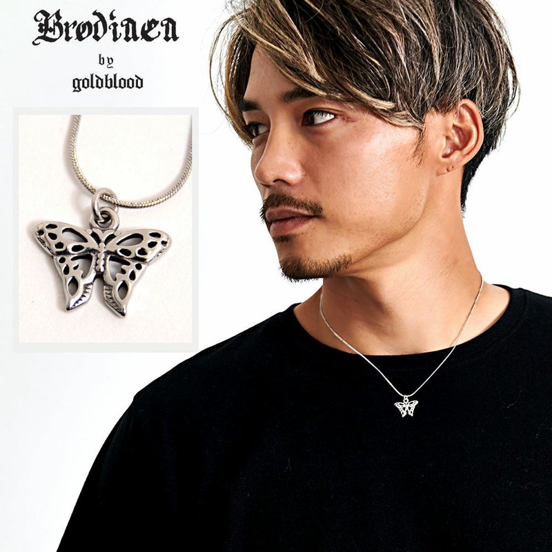  Brodiaea by goldblood(ブローディアバイゴールドブラッド)バタフライモチーフネックレス/全1色