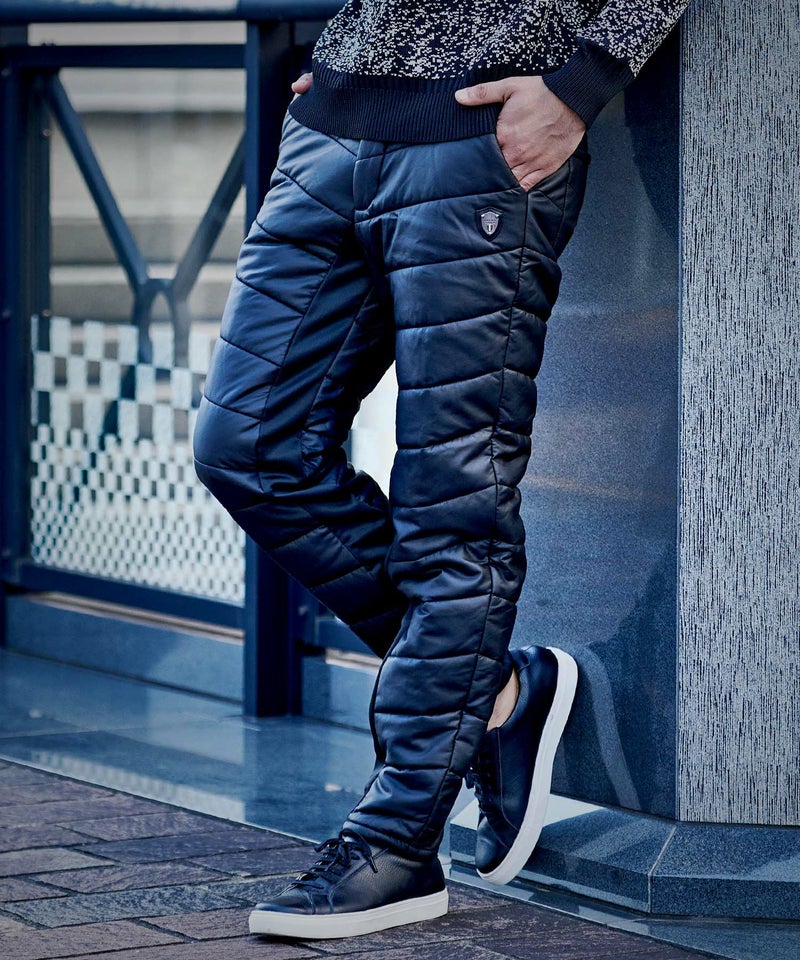 VIOLA(ヴィオラ)薄中綿PUロングパンツ/全3色