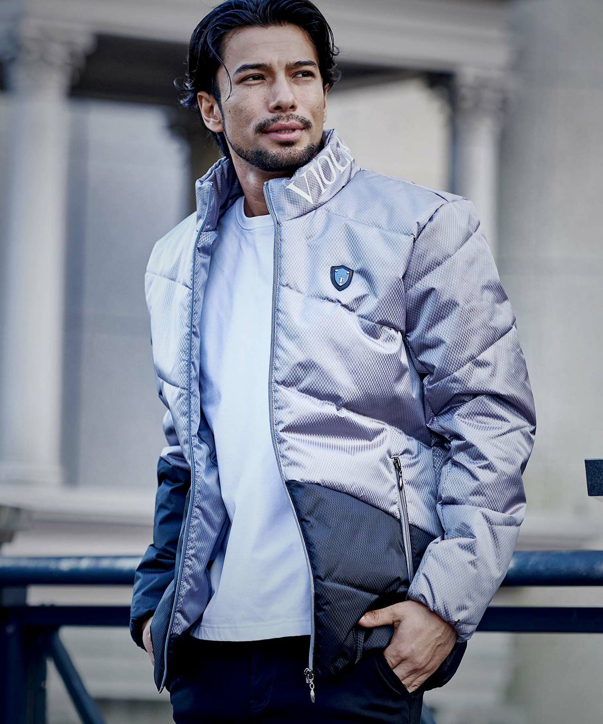 VIOLA(ヴィオラ)スランティング中綿JKT/全3色