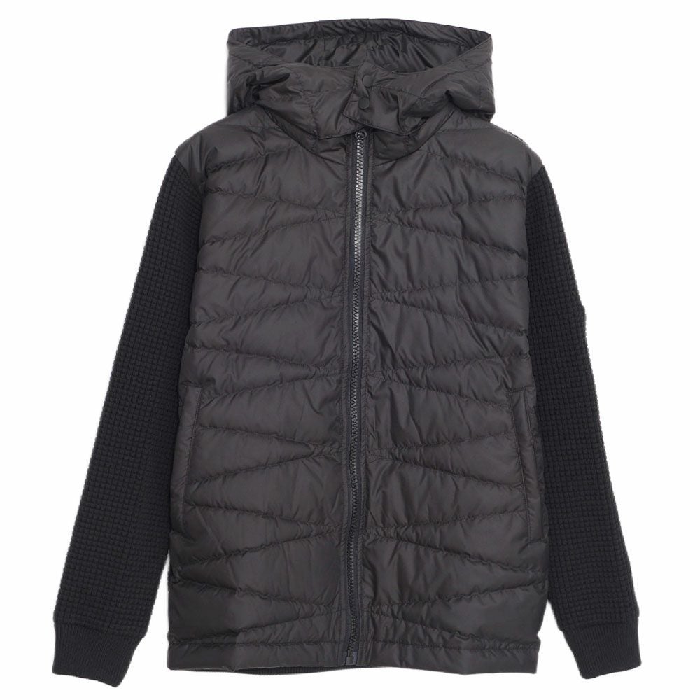 中綿ジャケット メンズ LUXE／R(ラグジュ)ニット×高密度ダウンフェザー