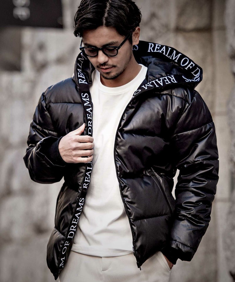 CavariA(キャバリア)エナメルコーティング中綿フェイクダウン/全3色