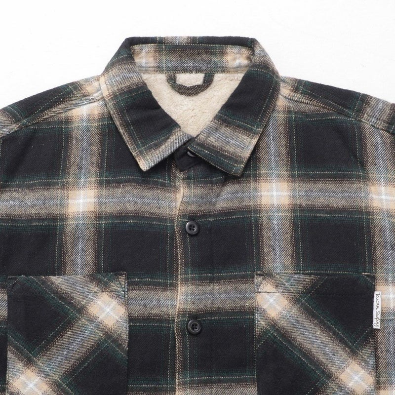 Toucan Surfing(トゥーカンサーフィン)裏ボアチェック長袖シャツ/全2色