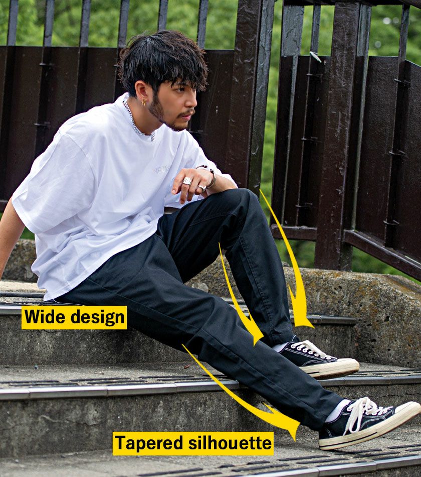 イージーパンツ メンズ Dickies(ディッキーズ)TCツイルテーパード