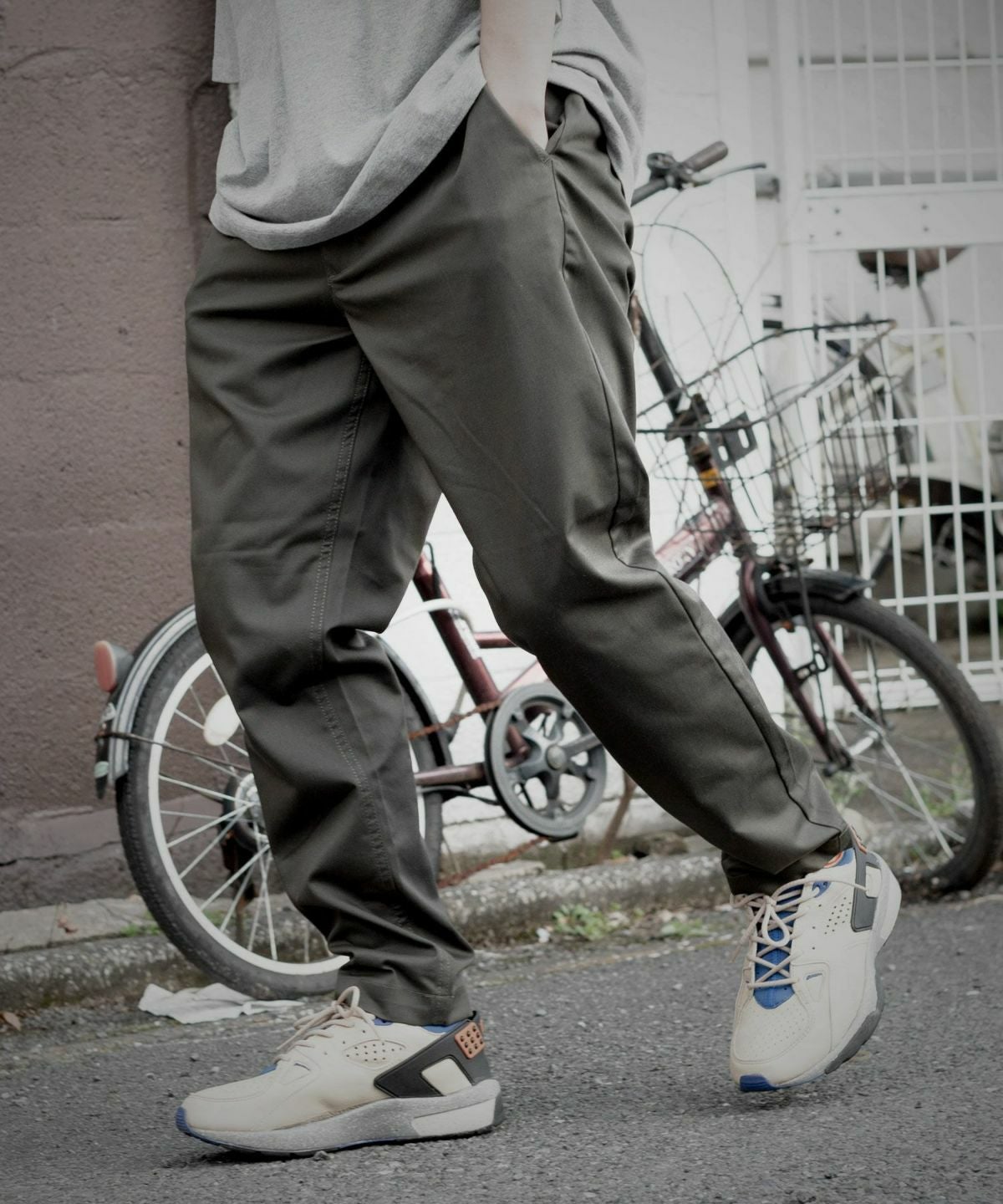 イージーパンツ メンズ Dickies(ディッキーズ)TCツイルテーパード
