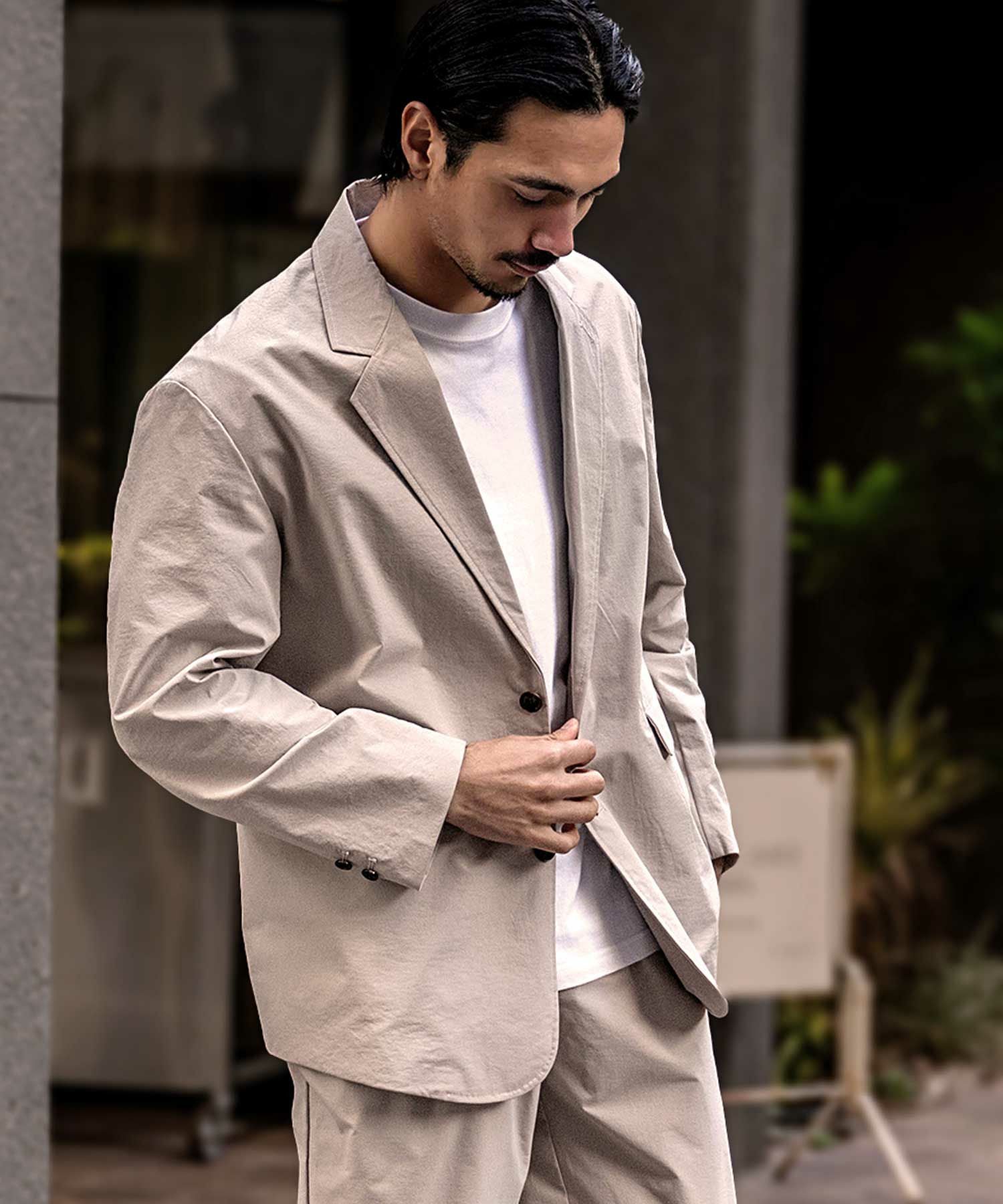 テーラードジャケット メンズ CavariA(キャバリア)ビッグJKT/全3色