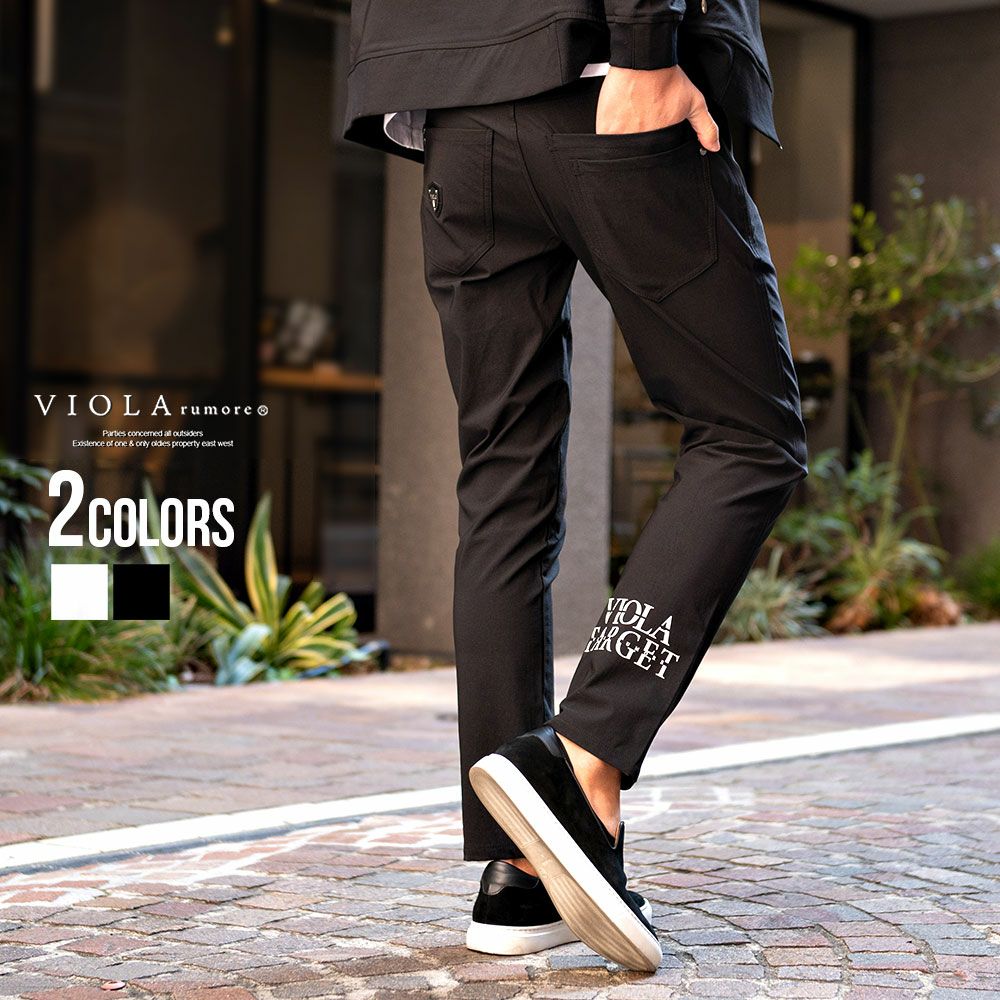 スラックス メンズ VIOLA(ヴィオラ)4WAYストレッチ 5ポケットパンツ/全2色