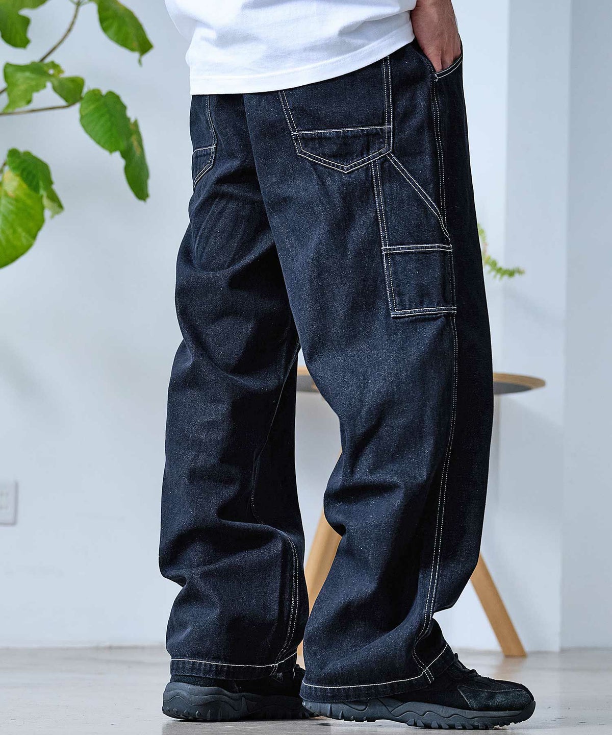 Bitter select(ビターセレクト)10ozデニムサルエルペインターパンツ/全7色