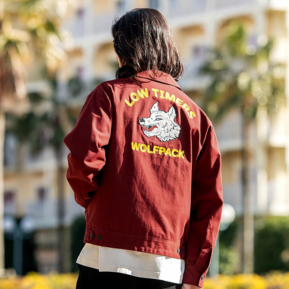 ブルゾン メンズ ALCARZA(アルカルザ)ドリズラーJKT(狼)/全2色