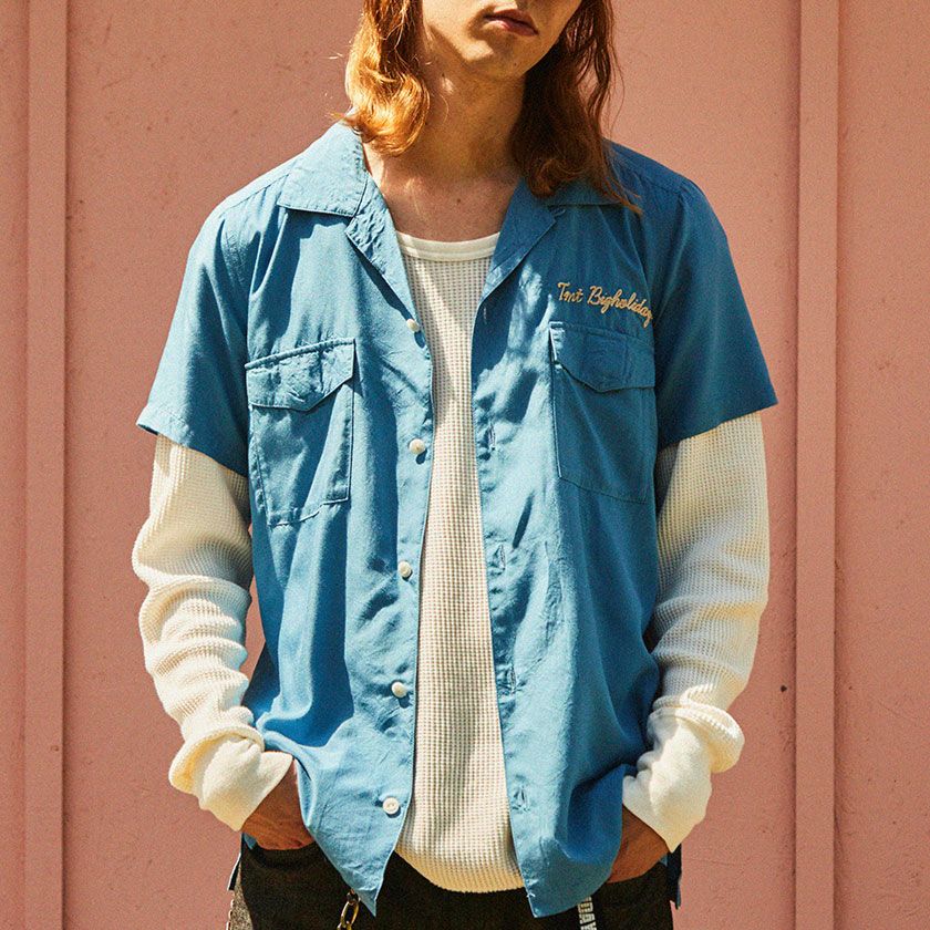 シャツ メンズ TMT(ティーエムティー)CALIFORNIA PRINT RAYON S/SL シャツ メンズ TMT(ティーエムティー)CALIFORNIA PRINT RAYON S/SL