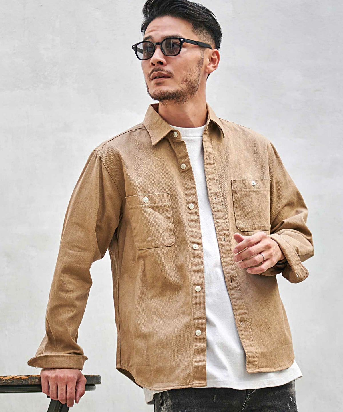 Bitter select(ビターセレクト)国産ワークシャツ/全5色