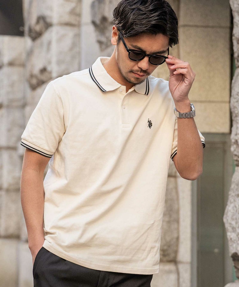U.S. POLO ASSN.(ユーエスポロアッスン)鹿の子半袖ポロシャツ/全9色