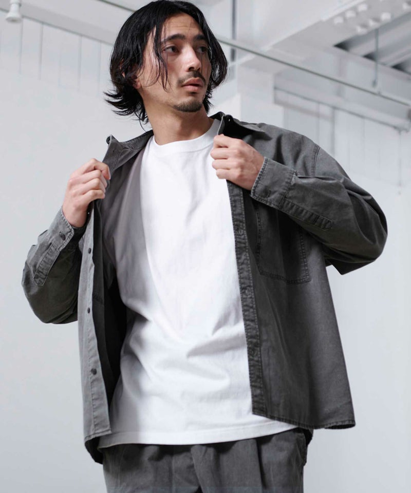 Bitter select(ビターセレクト)USED LIKEデザインポケットレギュラーシャツ/全4色