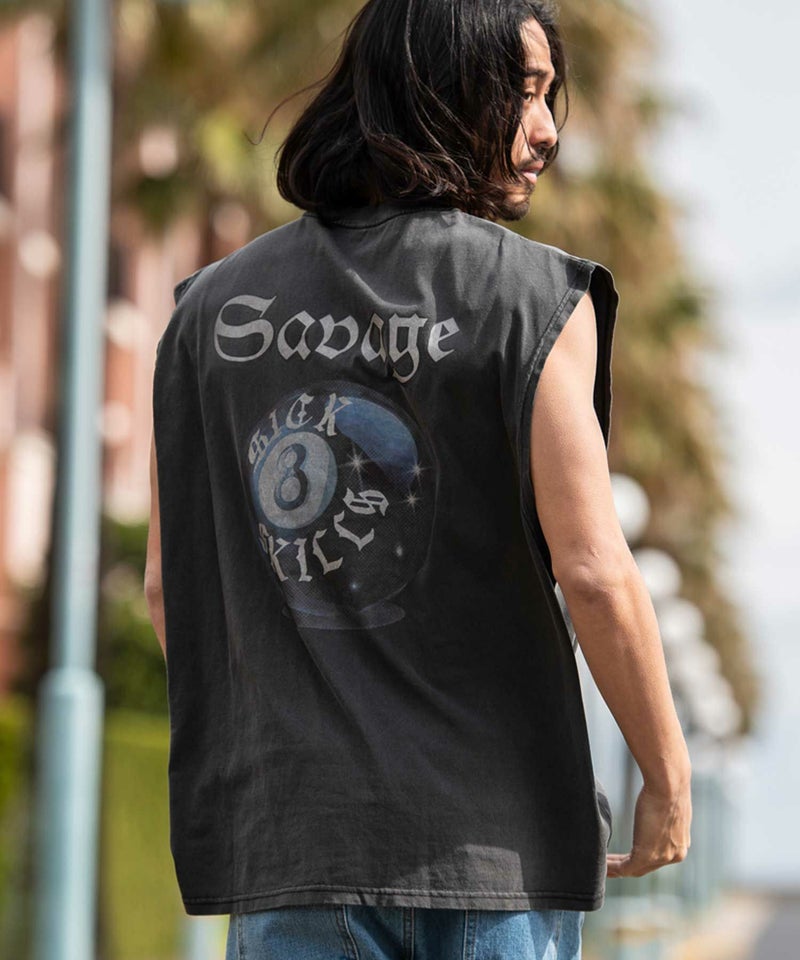 Bitter select(ビターセレクト)8ボールプリントノースリーブ/全2色