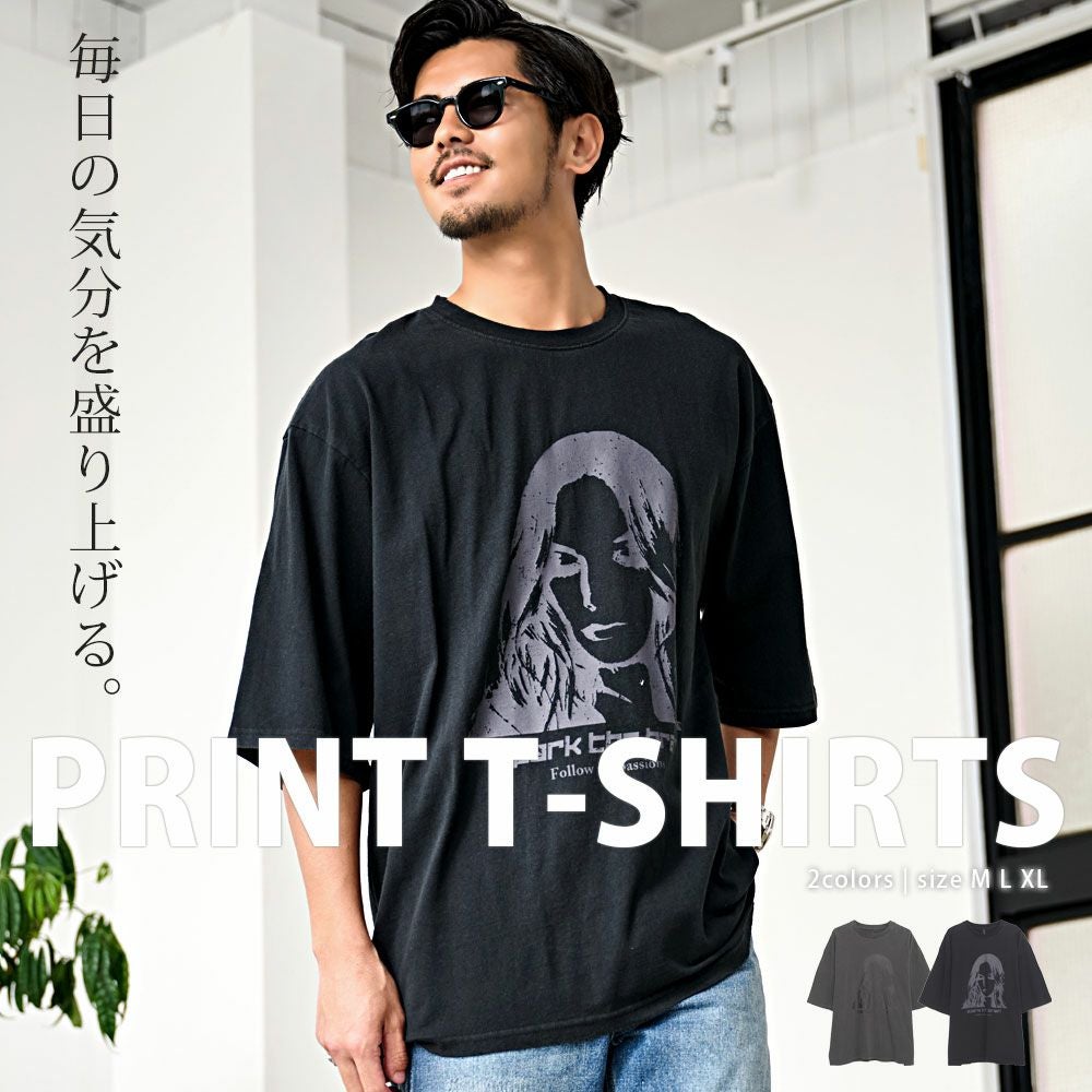 Bitter select(ビターセレクト)WOMANプリントクルー半袖Tシャツ/全2色