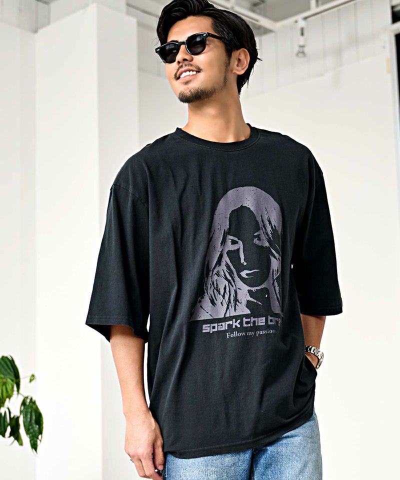 Bitter select(ビターセレクト)WOMANプリントクルー半袖Tシャツ/全2色