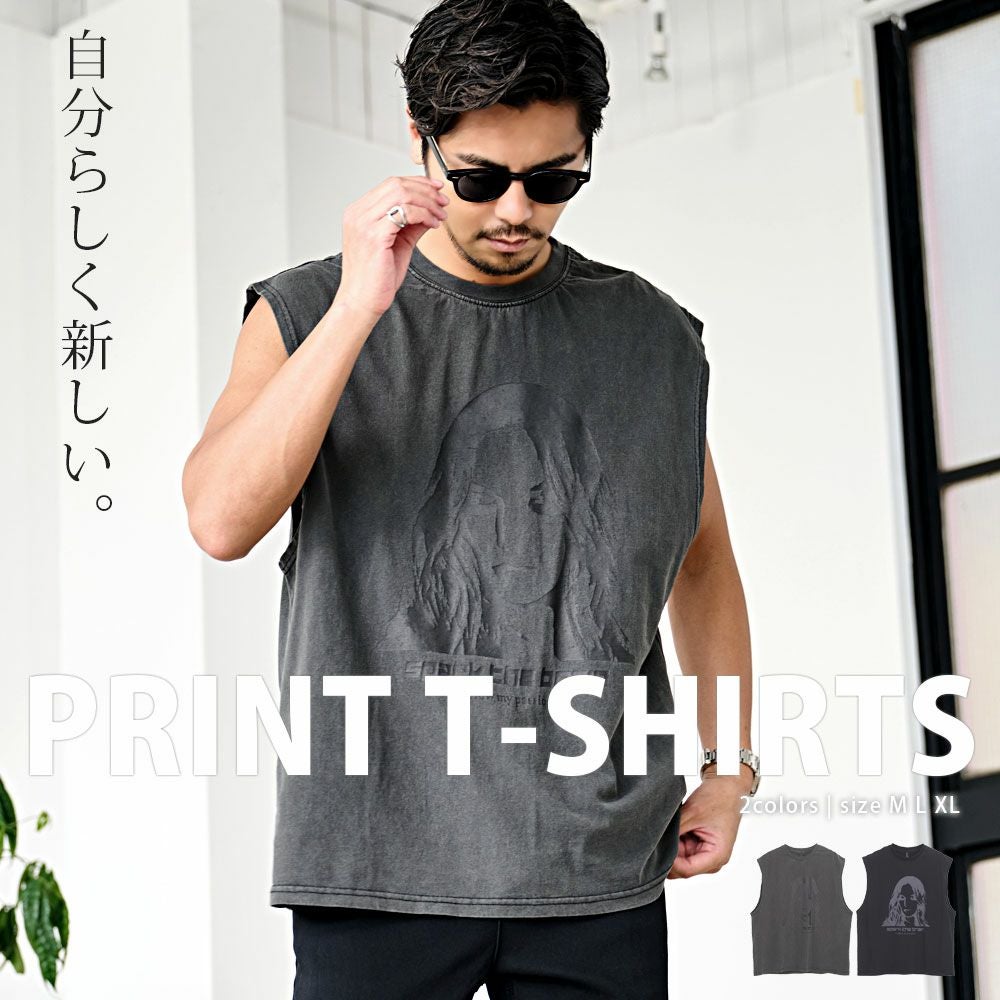 Bitter select(ビターセレクト)WOMANプリントノースリーブ/全2色