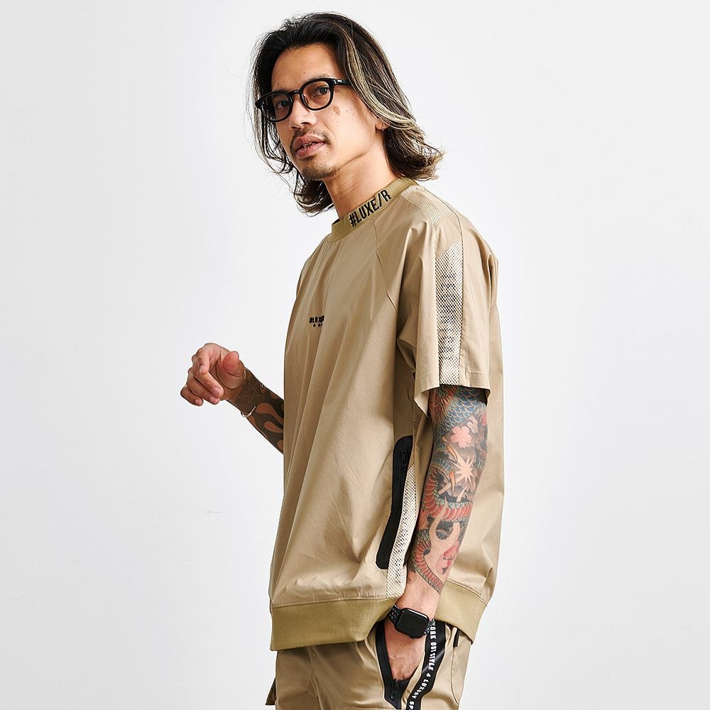 半袖Tシャツ メンズ LUXE／R(ラグジュ)クルーネック ストレッチ