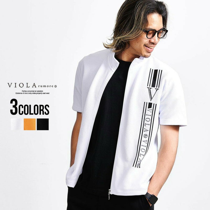 VIOLA(ヴィオラ)フルZIP UP半袖ジャケット/全3色