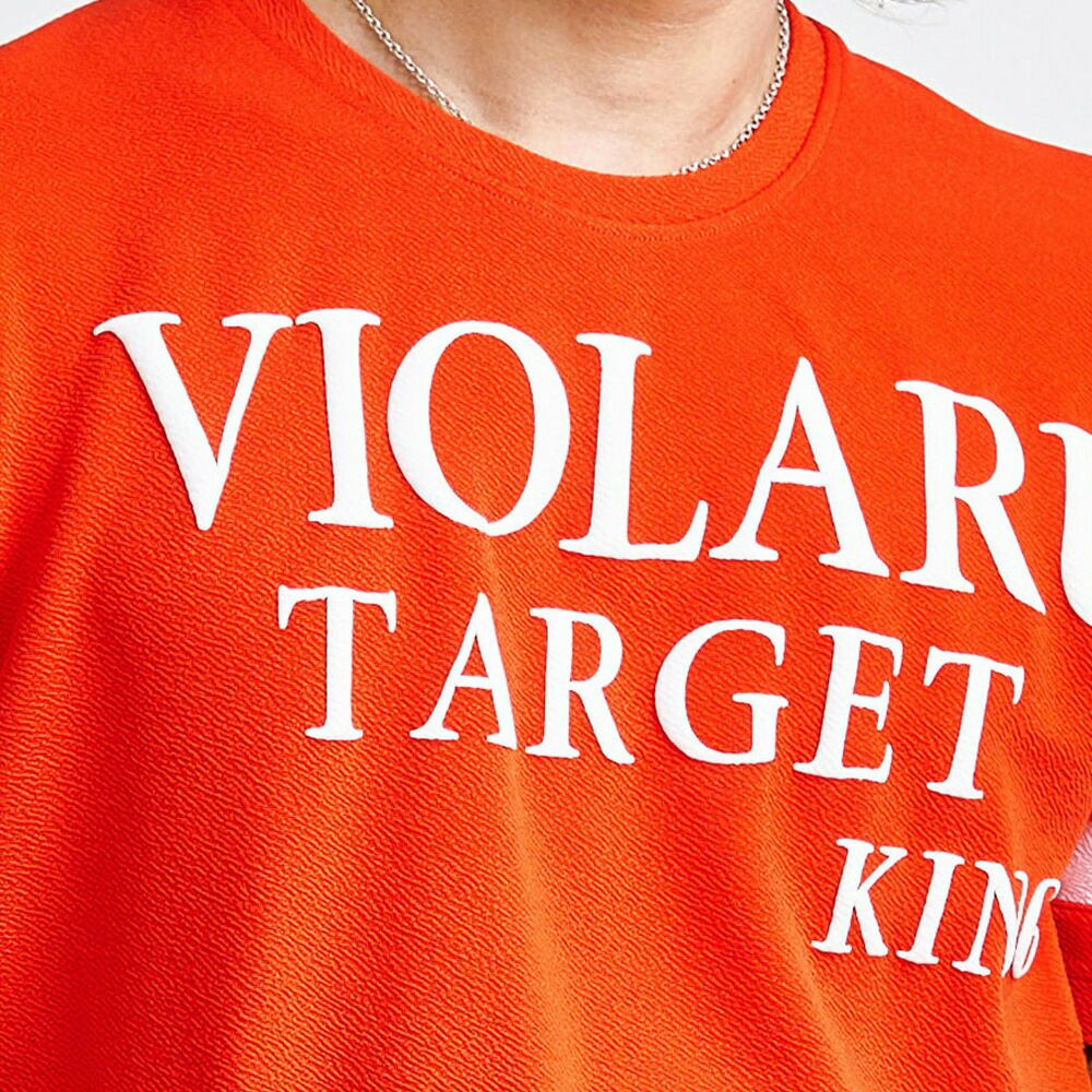 半袖Tシャツ メンズ VIOLA(ヴィオラ)袖切替ライン クルー半袖Tシャツ/全3色