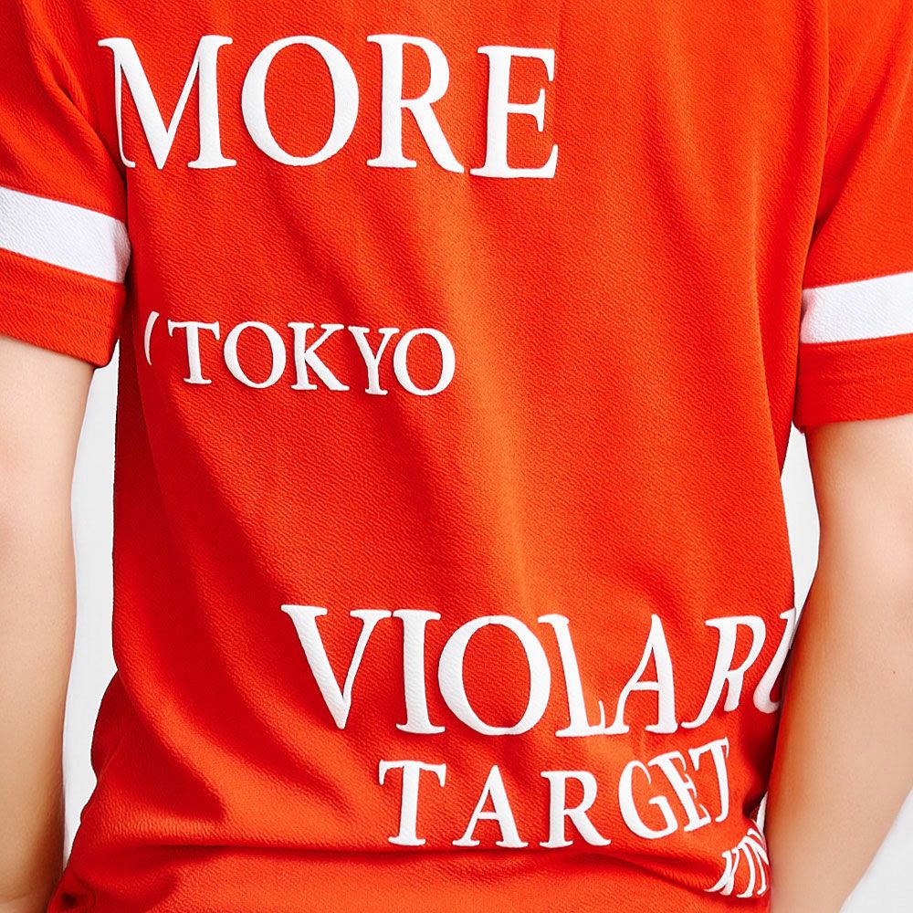 半袖Tシャツ メンズ VIOLA(ヴィオラ)袖切替ライン クルー半袖Tシャツ/全3色
