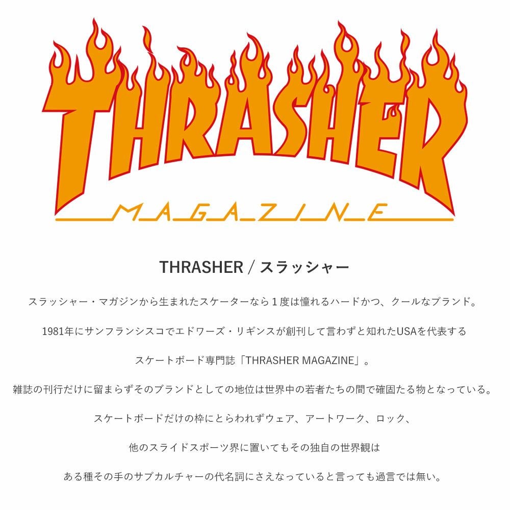 半袖Tシャツ メンズ THRASHER(スラッシャー)GAME LOGO PIGMENT半袖TEE