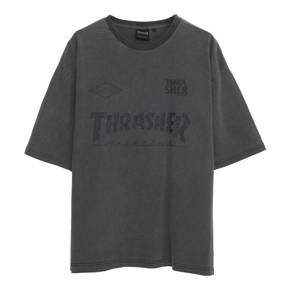 半袖Tシャツ メンズ THRASHER(スラッシャー)GAME LOGO PIGMENT半袖TEE