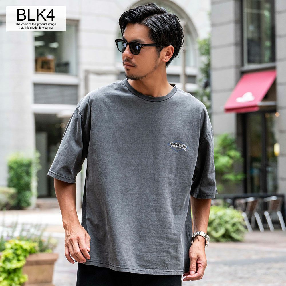 半袖Tシャツ メンズ THRASHER(スラッシャー)DIAMOND LOGO PIGMENT半袖
