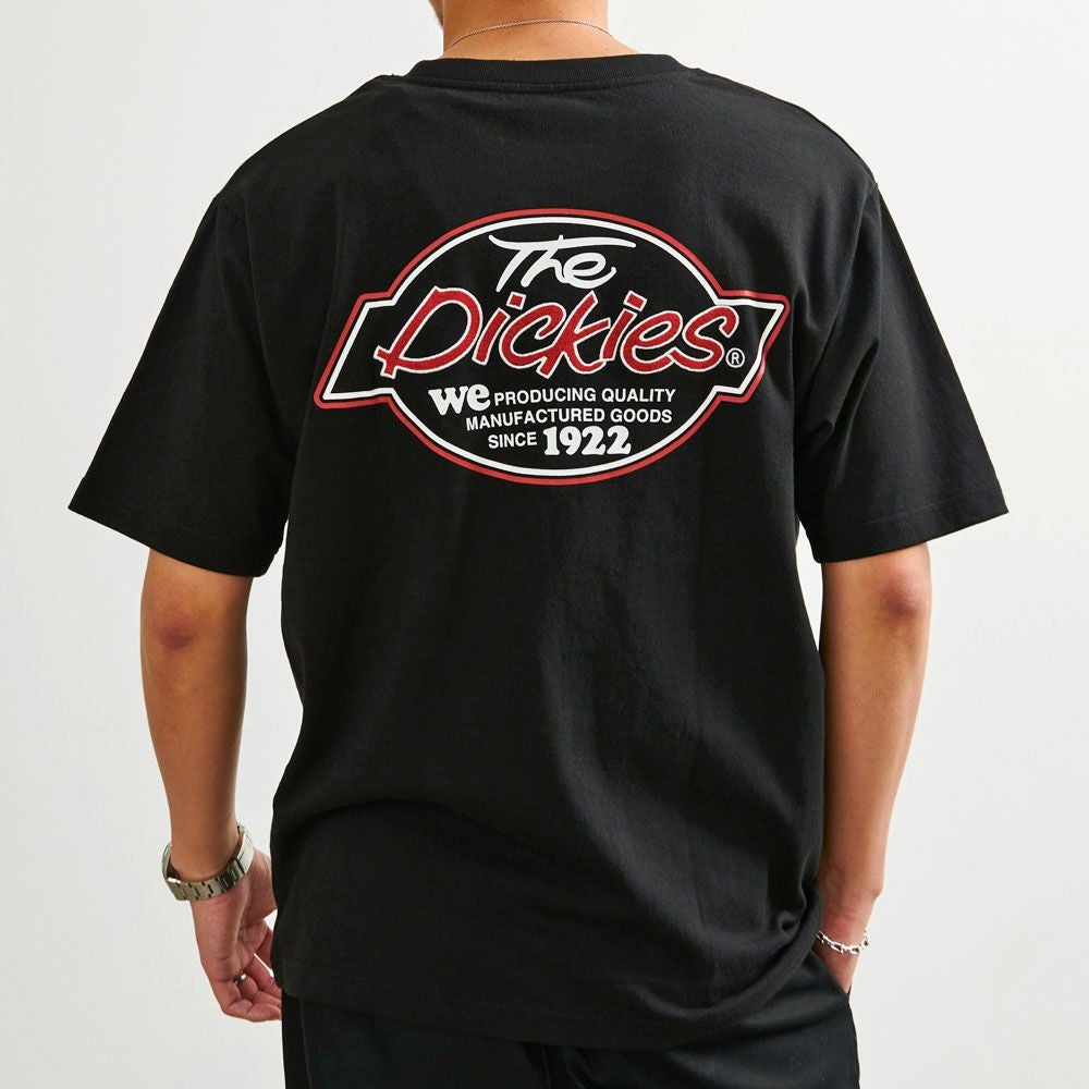 【ディッキーズ】Dickies ロゴ刺繍半袖Tシャツ カジュアル　薄手　シンプル 半袖Tシャツ メンズ Dickies(ディッキーズ)天竺バック刺繍PT半袖TEE/全4色