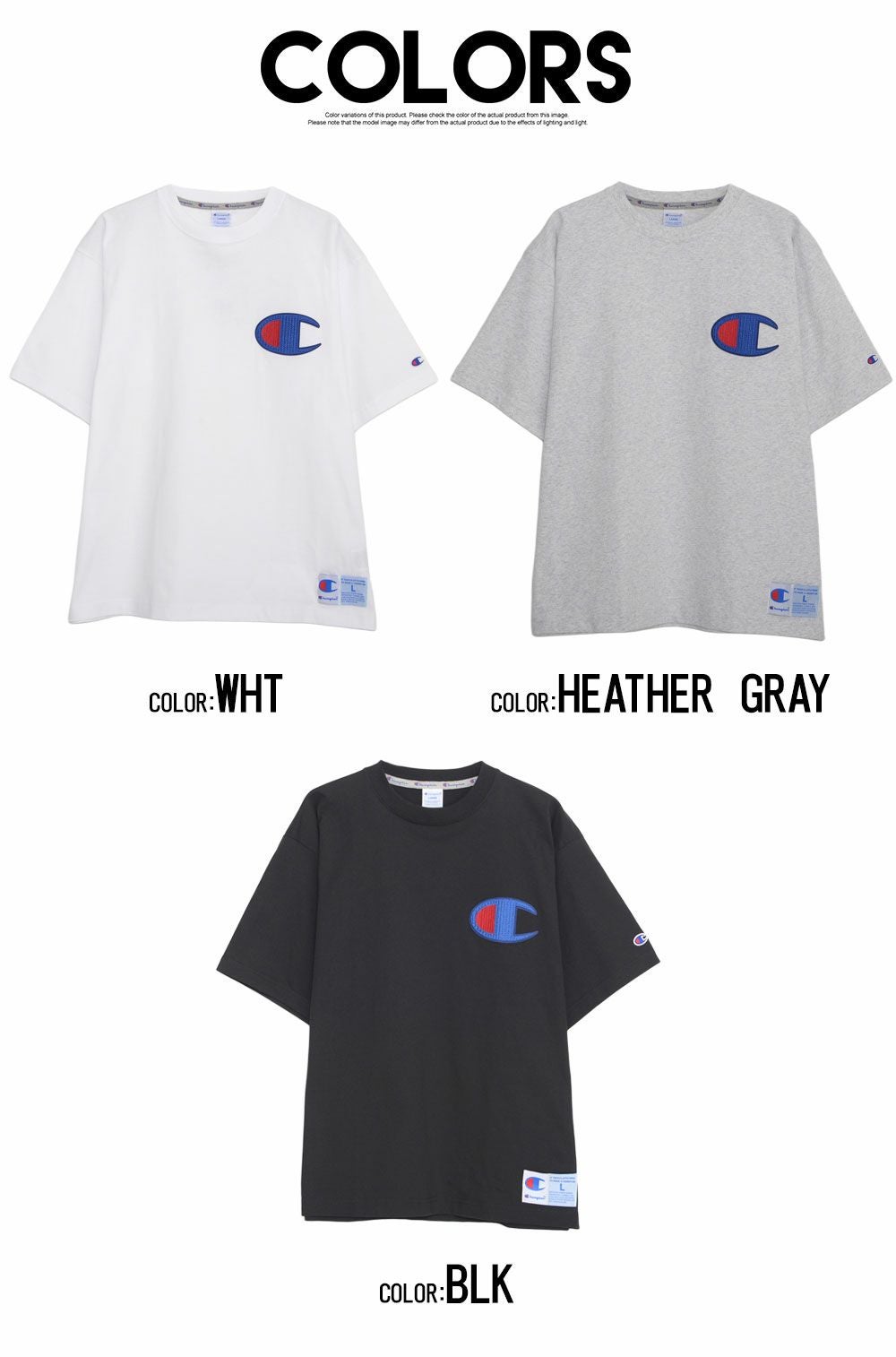 半袖Tシャツ メンズ Champion(チャンピオン)SHORT SLEEVE T-SHIRT/全3色