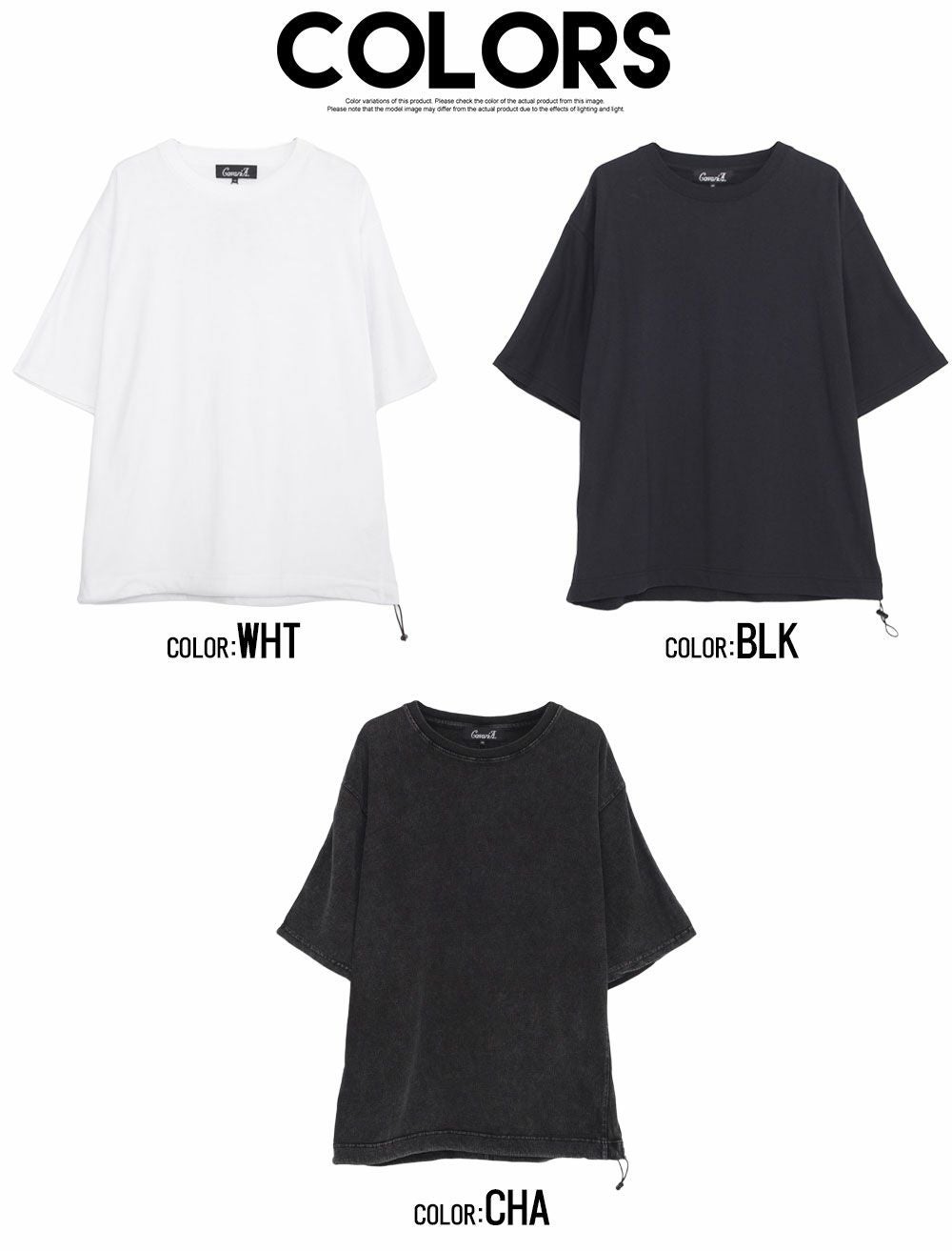 半袖Tシャツ メンズ CavariA(キャバリア)ドルマンスリーブTシャツ/全3色