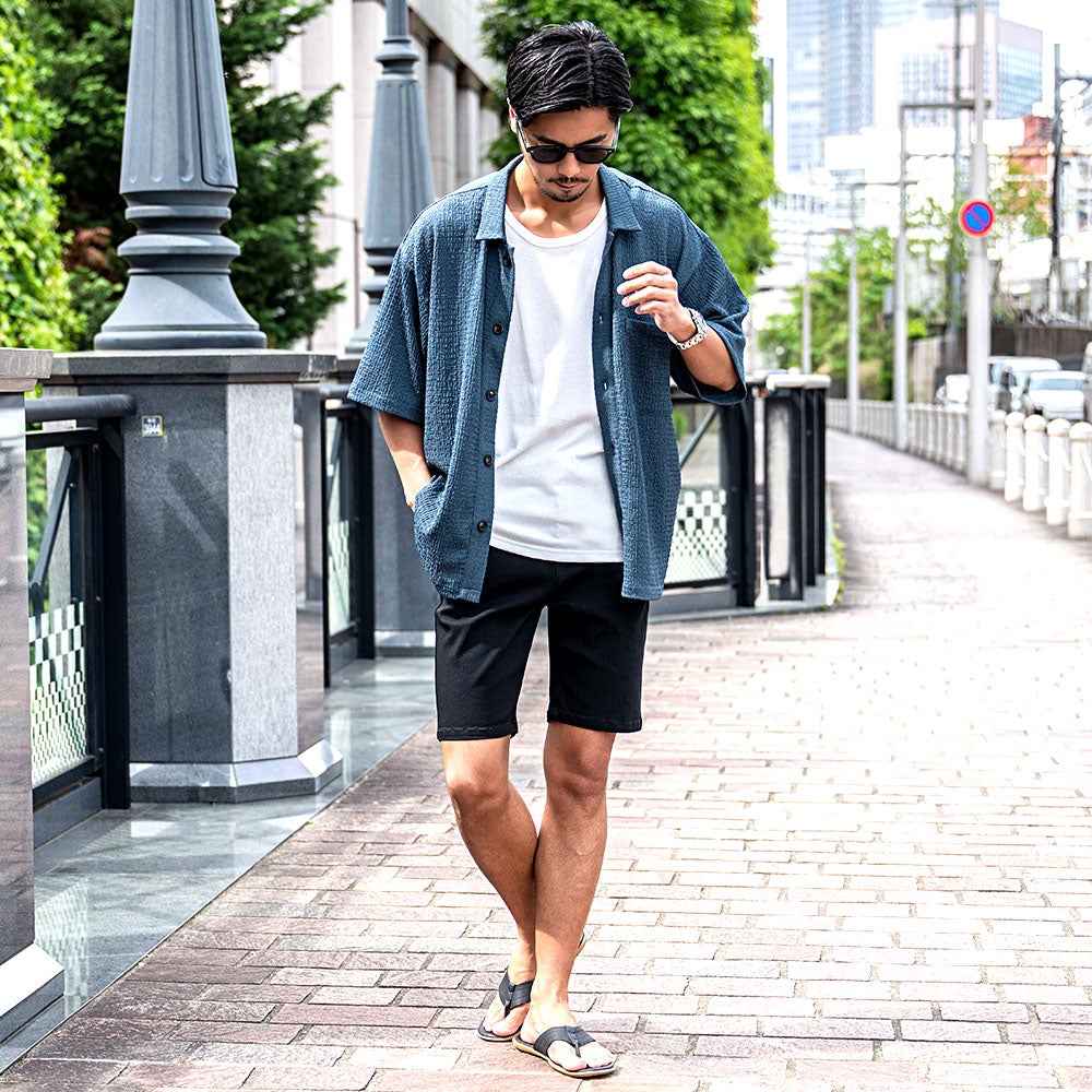 ハーフパンツ メンズ 【SALE/セール】VICCI(ビッチ)接触冷感