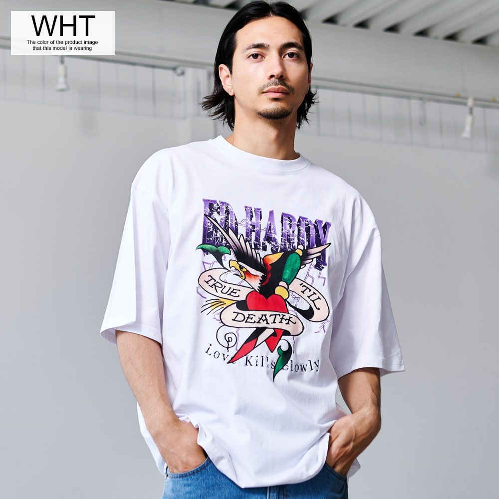 半袖Tシャツ メンズ ED HARDY(エドハーディー)クルーネック イーグル