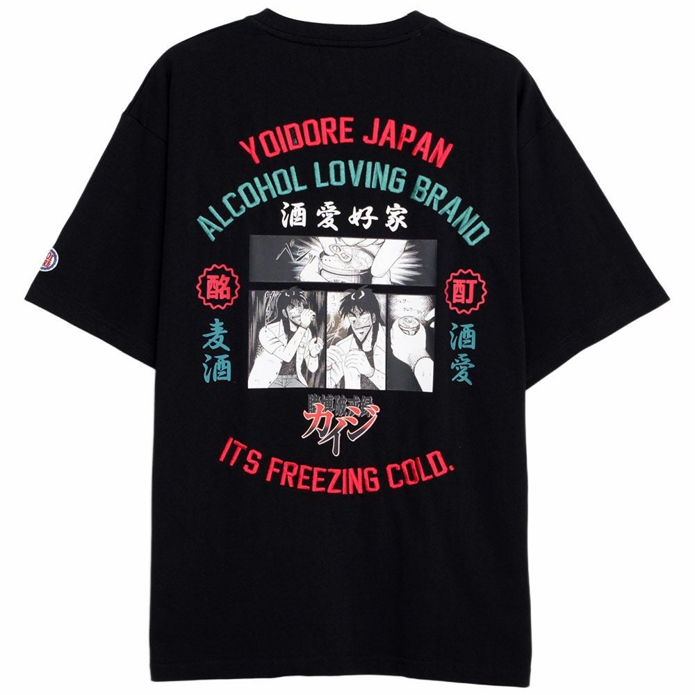 半袖Tシャツ メンズ YOIDORE(酔いどれ)クルーネック半袖Tシャツ カイジ