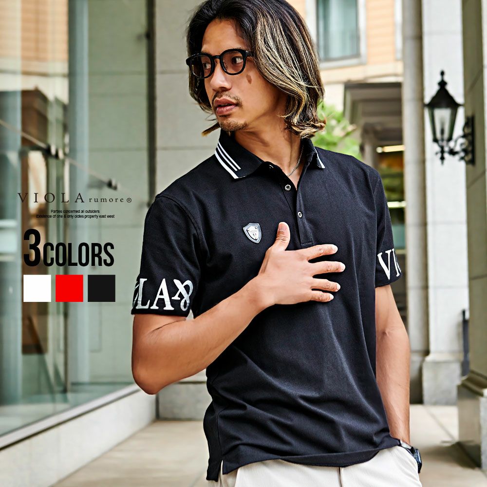 VIOLA(ヴィオラ)P.T入り半袖ポロ/全3色 