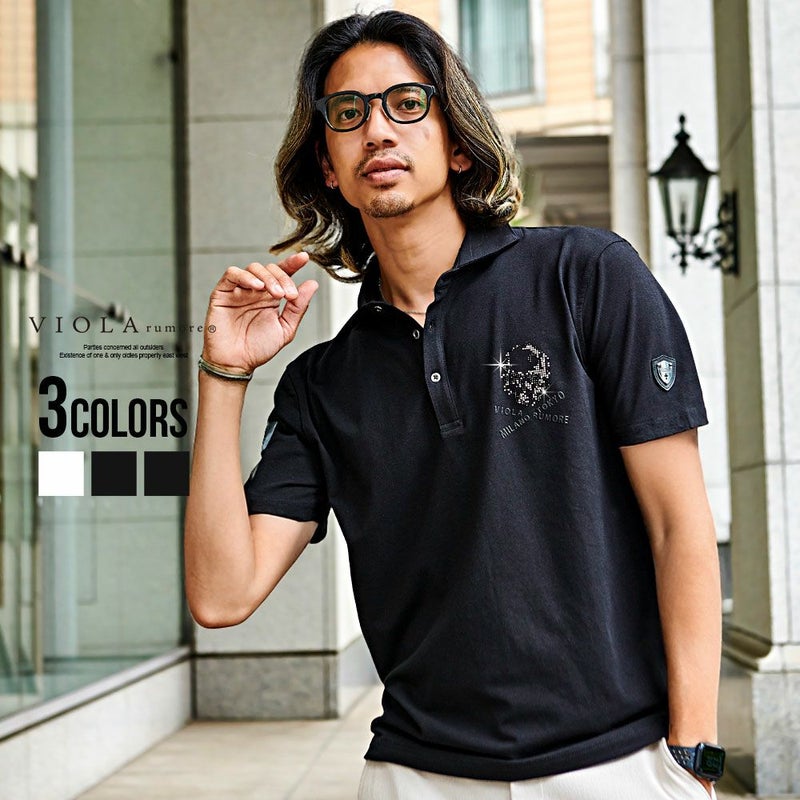 VIOLA(ヴィオラ)P.T入り半袖ポロ/全3色