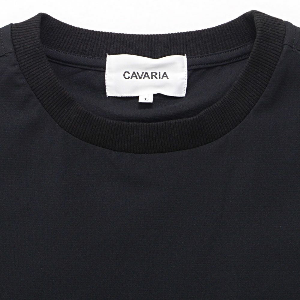 C.V.R.A(シーブイアールエー)クルーネック メッシュストレッチドロー